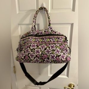 Vera Bradley weekend duffle bag and tote. Lightly worn. Set sold together.